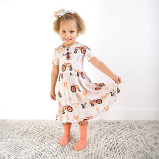 Gigi and Max - Gigi and Max - Millie Moo TUTU DRESS Bamboo Farm Kids Clothing - Classy Rascals Boutique