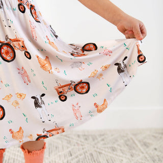 Gigi and Max - Gigi and Max - Millie Moo TUTU DRESS Bamboo Farm Kids Clothing - Classy Rascals Boutique