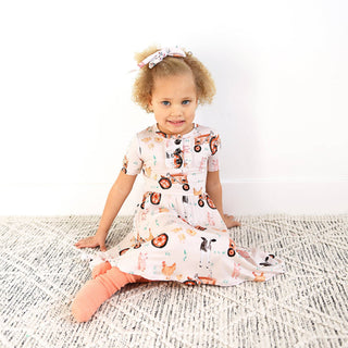 Gigi and Max - Gigi and Max - Millie Moo TUTU DRESS Bamboo Farm Kids Clothing - Classy Rascals Boutique
