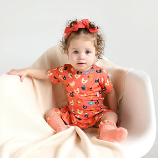 Gigi and Max - Gigi and Max - Penny TUTU Bamboo Baby Clothing Dress Chickens Outfit - Classy Rascals Boutique