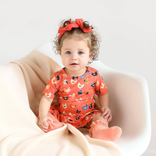 Gigi and Max - Gigi and Max - Penny TUTU Bamboo Baby Clothing Dress Chickens Outfit - Classy Rascals Boutique