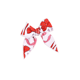 Gigi and Max - Gigi and Max - Rosalie CLIP BOW Valentines Day Toddler Hair Accessories - Classy Rascals Boutique