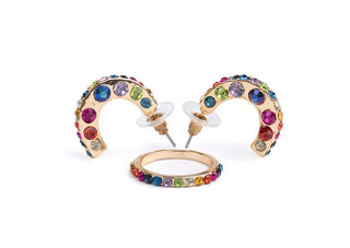Great Pretenders - Great Pretenders Boutique Chic Rockin' Rhinestone Earring & Ring Set - Classy Rascals Boutique