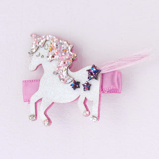 Great Pretenders - Great Pretenders Boutique Tassy Tail Unicorn Hairclip - Classy Rascals Boutique