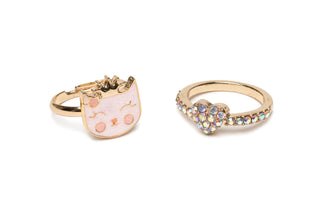 Great Pretenders - Great Pretenders Kitty Love Ring Set 2pc - Classy Rascals Boutique