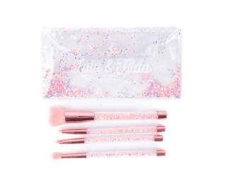 Great Pretenders - Great Pretenders Lulu & Tilda Glam Girl Brush Set with Bag - Classy Rascals Boutique