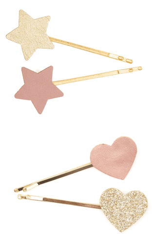 Great Pretenders - Great Pretenders Matte Star Bobby Hair Clips - Classy Rascals Boutique