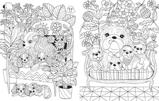 Hachette Book Group - Hachette Book Group - A Million Puppies Coloring Book - Classy Rascals Boutique