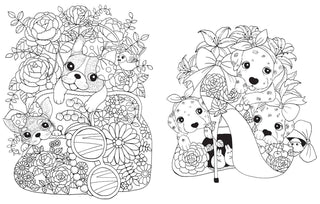 Hachette Book Group - Hachette Book Group - A Million Puppies Coloring Book - Classy Rascals Boutique