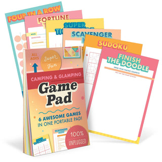 Hachette Book Group - Hachette Book Group - Camping & Glamping Game Pad - Classy Rascals Boutique