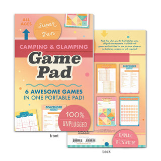 Hachette Book Group - Hachette Book Group - Camping & Glamping Game Pad - Classy Rascals Boutique