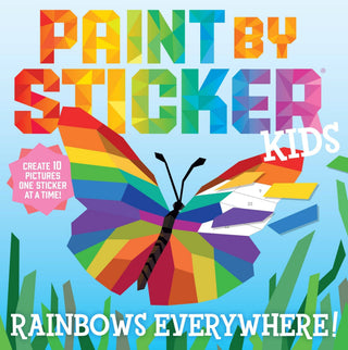 Hachette Book Group - Hachette Book Group - Paint by Sticker Kids: Rainbows Everywhere! - Classy Rascals Boutique