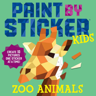 Hachette Book Group - Hachette Book Group - Paint by Sticker Kids: Zoo Animals - Classy Rascals Boutique