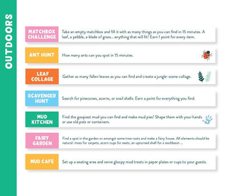 Hachette Book Group - Hachette Book Group - Things to do outdoors: 100 Activities - Classy Rascals Boutique