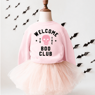 Holland Ave Clothing - Holland Ave Clothing - Boo Club | Girls Fall + Halloween Sweatshirt - Classy Rascals Boutique
