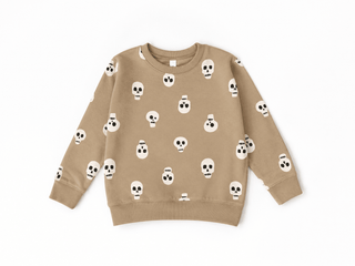 Holland Ave Clothing - Holland Ave Clothing - Whimsical Skellys | Kids Fall + Halloween Sweatshirt - Classy Rascals Boutique