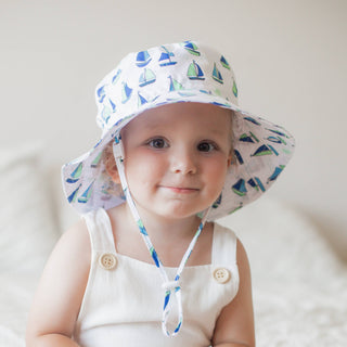 Huggalugs - Huggalugs - Boating Bucket Hat UPF 50+ Baby & Toddler - Classy Rascals Boutique
