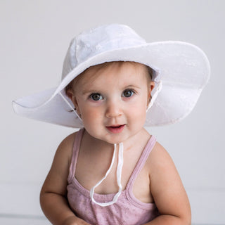 Huggalugs - Huggalugs - Embroidered Sunhat UPF 50+ Baby & Toddler - Classy Rascals Boutique