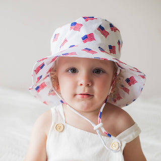 Huggalugs - Huggalugs - Liberty 4th of July Bucket Hat - Classy Rascals Boutique