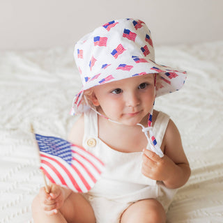Huggalugs - Huggalugs - Liberty 4th of July Bucket Hat - Classy Rascals Boutique
