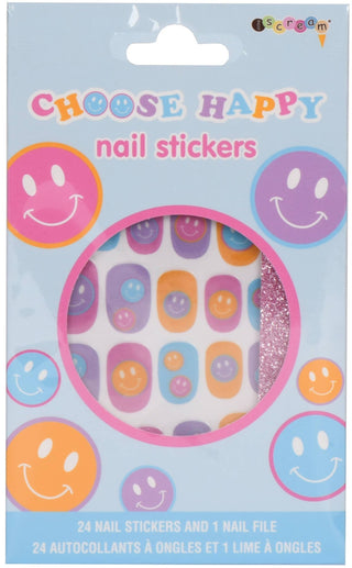 Iscream - Iscream - HAPPY TIE DYE NAIL STICKERS AND NAIL FILE SET - Classy Rascals Boutique