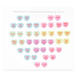Iscream - Iscream - Sweethearts Stick - on Earrings - Classy Rascals Boutique