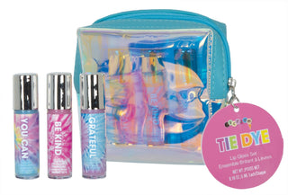 Iscream - Iscream - Tie Dye 3 Mini Lip Glosses In Pouch - Classy Rascals Boutique