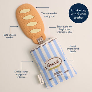 Itzy Ritzy - Itzy Ritzy - Baguette Teensy Crinkle™ - Classy Rascals Boutique