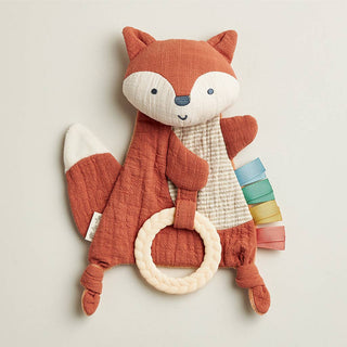 Itzy Ritzy - Itzy Ritzy - Bitzy Crinkle™ Fox Sensory Toy with Teether - Classy Rascals Boutique