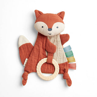 Itzy Ritzy - Itzy Ritzy - Bitzy Crinkle™ Fox Sensory Toy with Teether - Classy Rascals Boutique