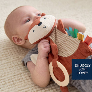 Itzy Ritzy - Itzy Ritzy - Bitzy Crinkle™ Fox Sensory Toy with Teether - Classy Rascals Boutique