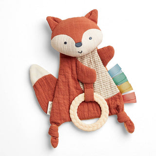 Itzy Ritzy - Itzy Ritzy - Bitzy Crinkle™ Fox Sensory Toy with Teether - Classy Rascals Boutique