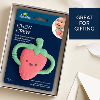 Itzy Ritzy - Itzy Ritzy - Chew Crew® Strawberry - Classy Rascals Boutique