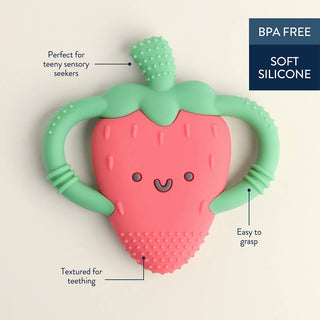 Itzy Ritzy - Itzy Ritzy - Chew Crew® Strawberry - Classy Rascals Boutique