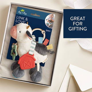 Itzy Ritzy - Itzy Ritzy - Cow Itzy Friends Link & Love™ Activity Plush - Classy Rascals Boutique