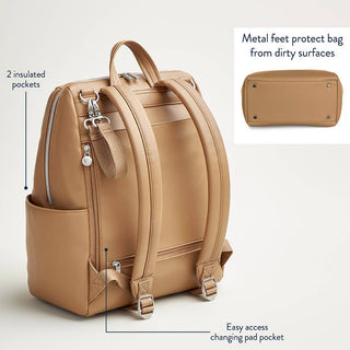 Itzy Ritzy - Itzy Ritzy - Eras Backpack™ Diaper Bag Chai Latte - Classy Rascals Boutique