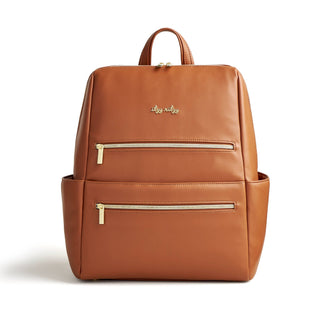 Itzy Ritzy - Itzy Ritzy - Eras Backpack™ Diaper Bag: Cognac - Classy Rascals Boutique