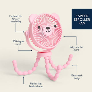 Itzy Ritzy - Itzy Ritzy - Itzy Breeze 3 - Speed Stroller Fan™ - Classy Rascals Boutique
