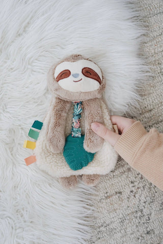 Itzy Ritzy - Itzy Ritzy - Itzy Friends Lovey™ Sloth Plush - Classy Rascals Boutique