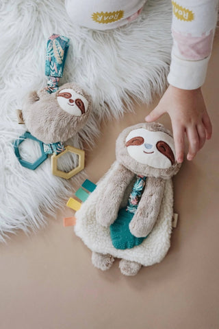 Itzy Ritzy - Itzy Ritzy - Itzy Friends Lovey™ Sloth Plush - Classy Rascals Boutique