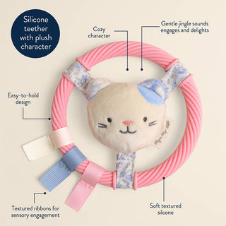 Itzy Ritzy - Itzy Ritzy - Itzy Ring Pal™ - Teething Ring with Plush Character - Classy Rascals Boutique