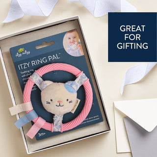 Itzy Ritzy - Itzy Ritzy - Itzy Ring Pal™ - Teething Ring with Plush Character - Classy Rascals Boutique