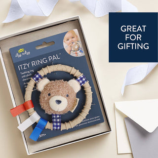 Itzy Ritzy - Itzy Ritzy - Itzy Ring Pal™ - Teething Ring with Plush Character - Classy Rascals Boutique