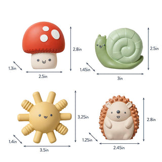 Itzy Ritzy - Itzy Ritzy - Itzy Squirt™ 4 - pack of Soft Bath Toys - Classy Rascals Boutique