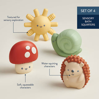 Itzy Ritzy - Itzy Ritzy - Itzy Squirt™ 4 - pack of Soft Bath Toys - Classy Rascals Boutique