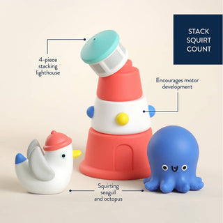 Itzy Ritzy - Itzy Ritzy - Itzy Stack & Squirt™ Bath + Water Toy - Classy Rascals Boutique