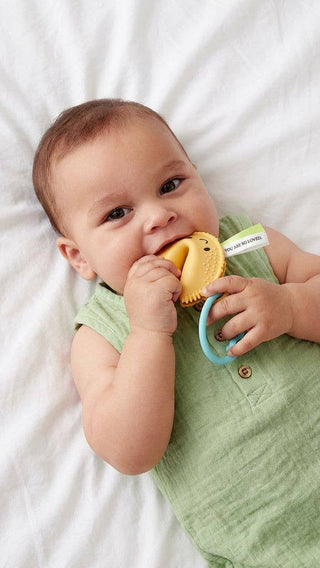 Itzy Ritzy - Itzy Ritzy - Itzy Treat™ - Fortune Cookie Teether - Classy Rascals Boutique