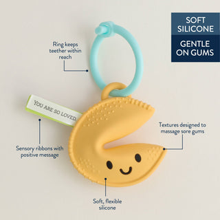 Itzy Ritzy - Itzy Ritzy - Itzy Treat™ - Fortune Cookie Teether - Classy Rascals Boutique