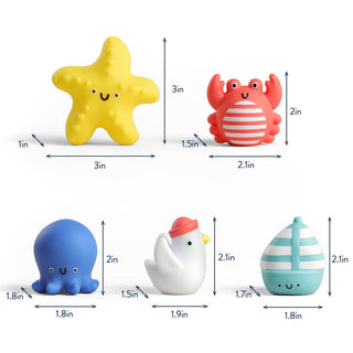Itzy Ritzy - Itzy Ritzy - Nautical Itzy Bitzy Puppets™ - Bath + Storytelling Toys - Classy Rascals Boutique