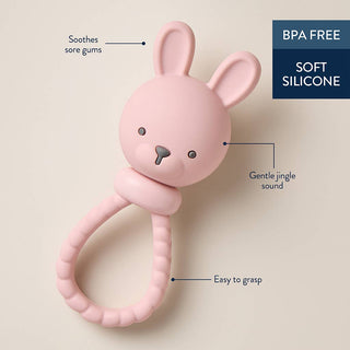 Itzy Ritzy - Itzy Ritzy - Pink Bunny Sweetie Rattle™ - Classy Rascals Boutique